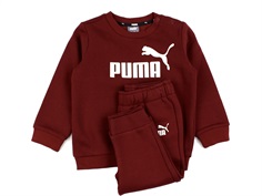 Puma intense red minicats jogger sweatset